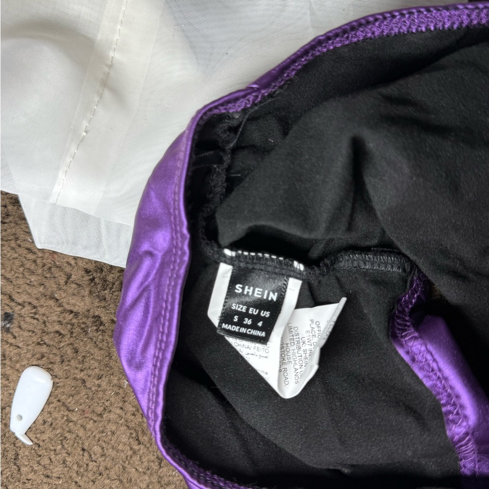 SHEIN Purple and Black Apparel